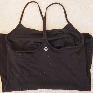 Lululemon Black Y-Tank